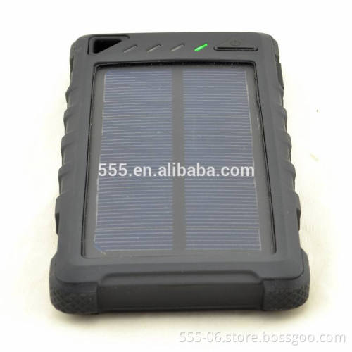 Super capacitor solar power bank charger 5000mah 10000mah